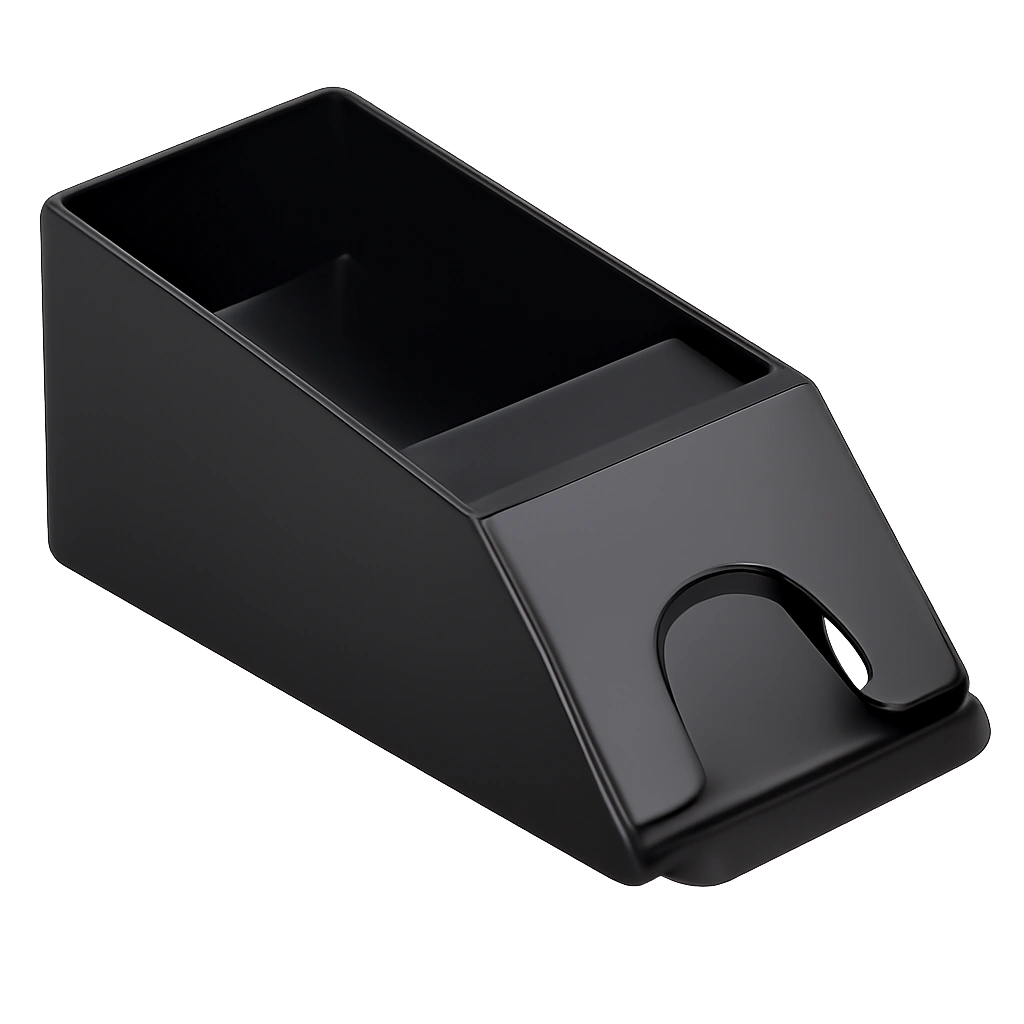 Schwarzer Kartenschlitten für Poker und Blackjack, Multifunktionaler Kartengeber für 2 Decks