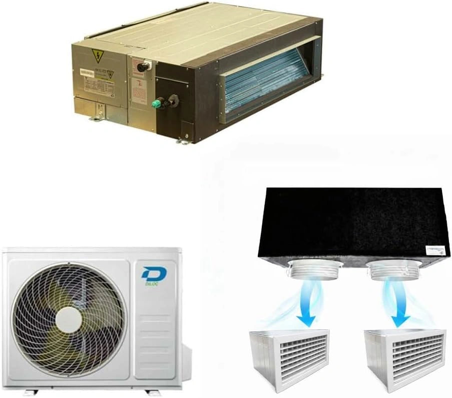 Klimatyzator Diloc, 9000 BTU, kolor czarny