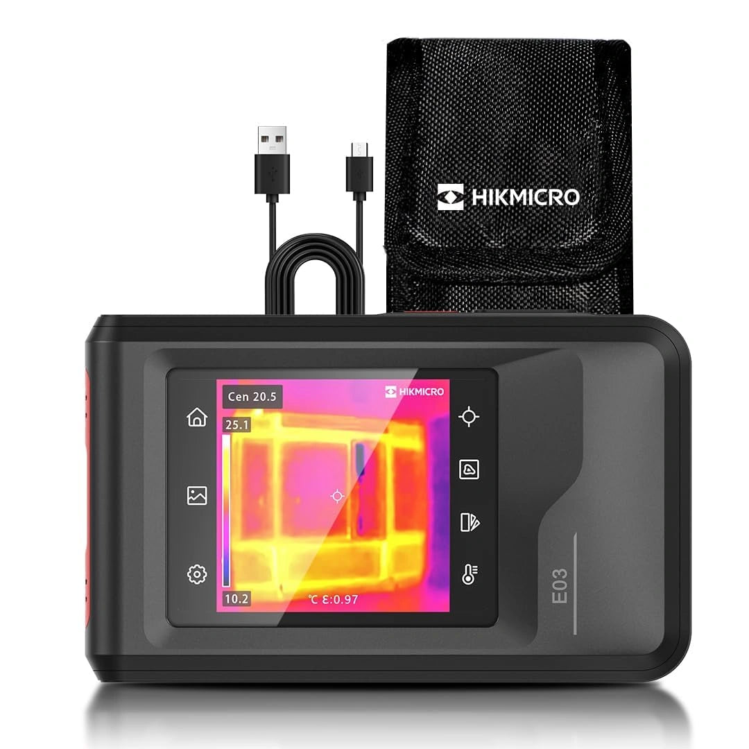 Monokular termowizyjny HIKMICRO E03, kolor szary i czarny