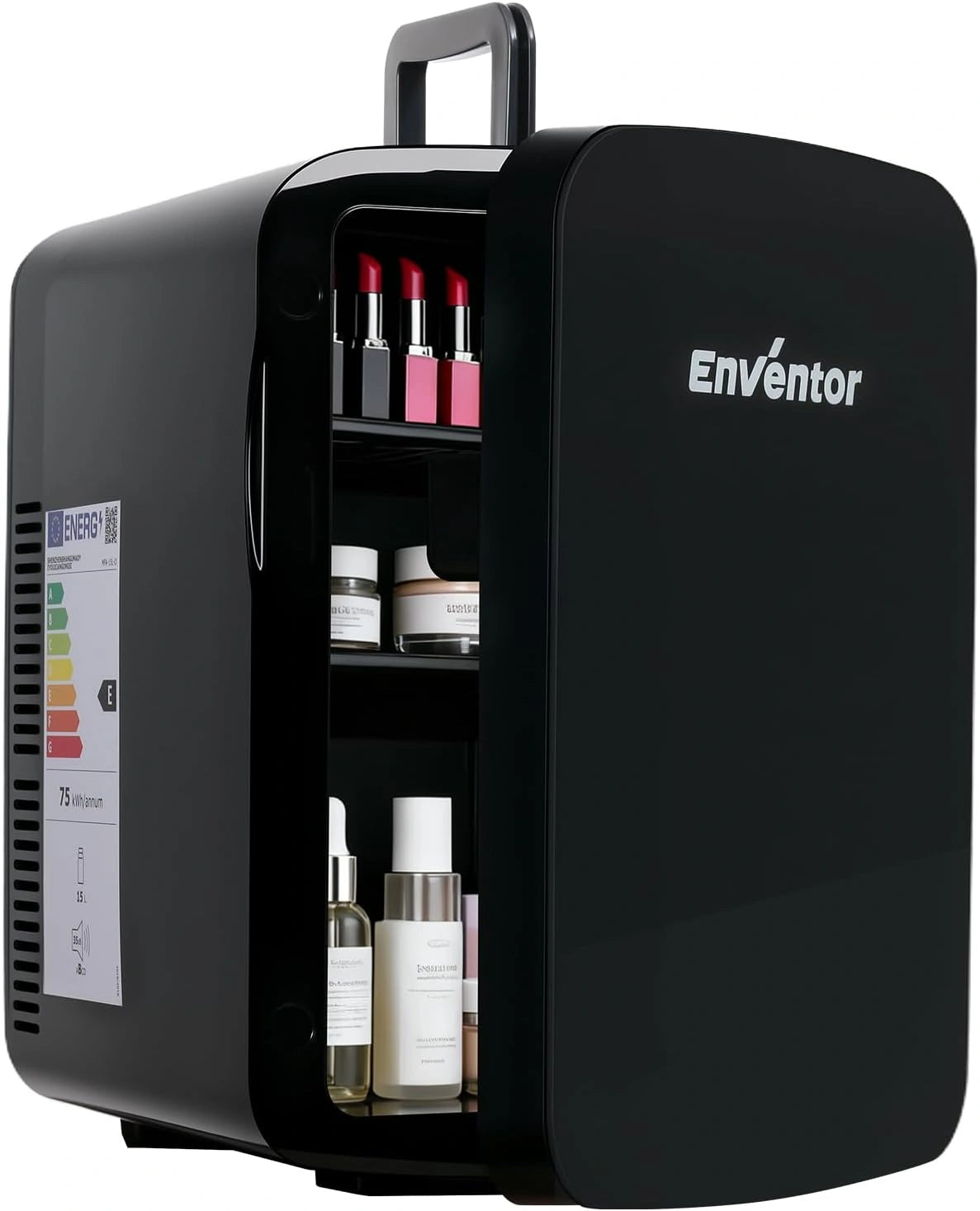 Lodówka Enventor, 15 l, 220 V, kolor czarny