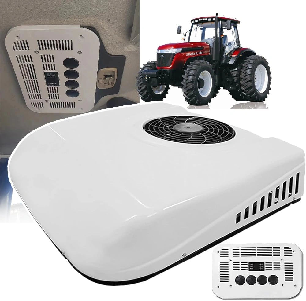 Klimatyzator, 12 V, kolor szary i biały