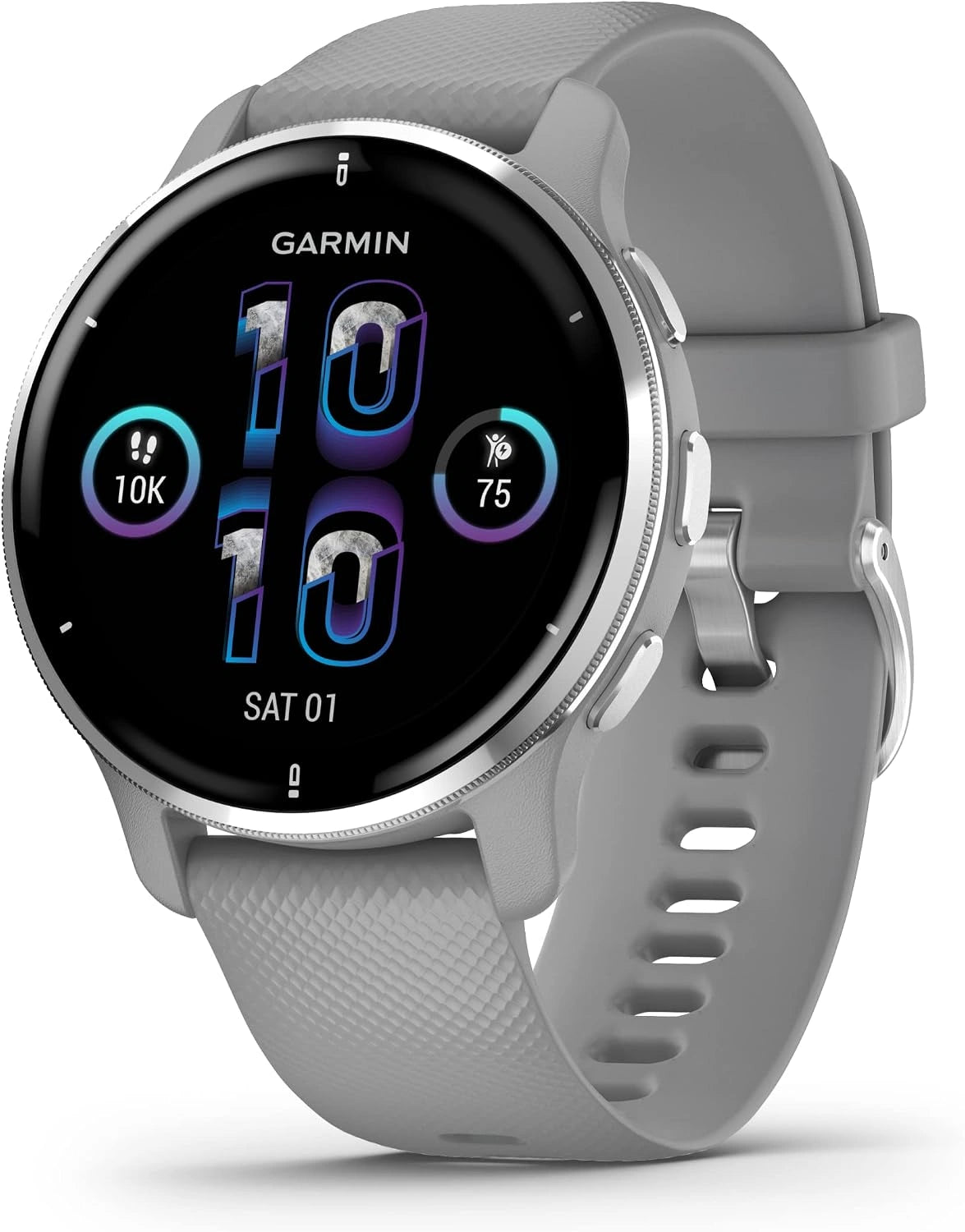 Zegarek inteligentny Garmin, kolor szary i srebrny