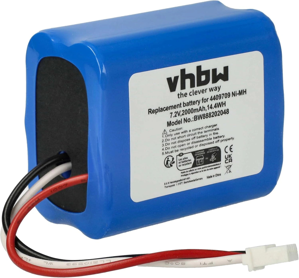 Akumulator vhbw, kolor czarny