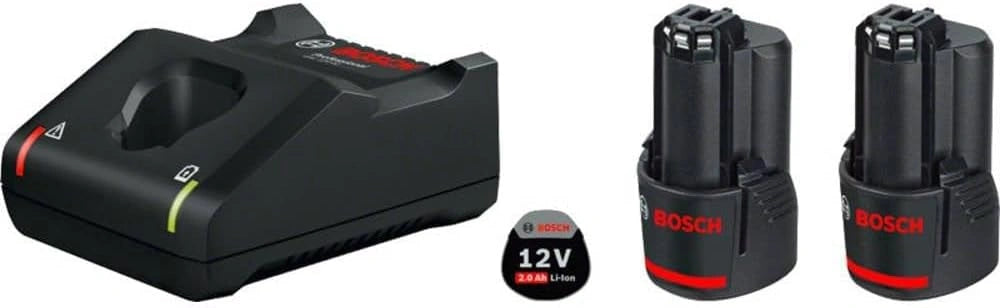 Akumulator Bosch Professional GBA 12V, 2,0 Ah, 12 V, kolor szary i czarny