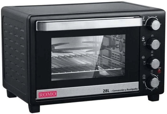 Piekarnik Suinga, 2000 W, 28 l, programator czasowy, kolor czarny