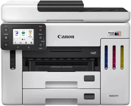 Drukarka Canon MAXIFY GX7150, do drukowania dokumentów, kolor szary i biały