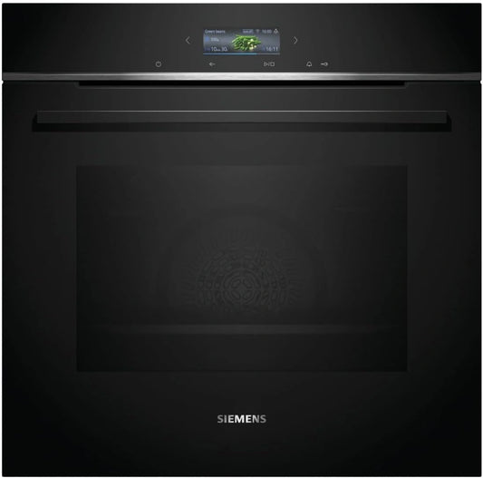 Piekarnik Siemens HB734G1B1 iQ700, samoczyszczenie, kolor czarny