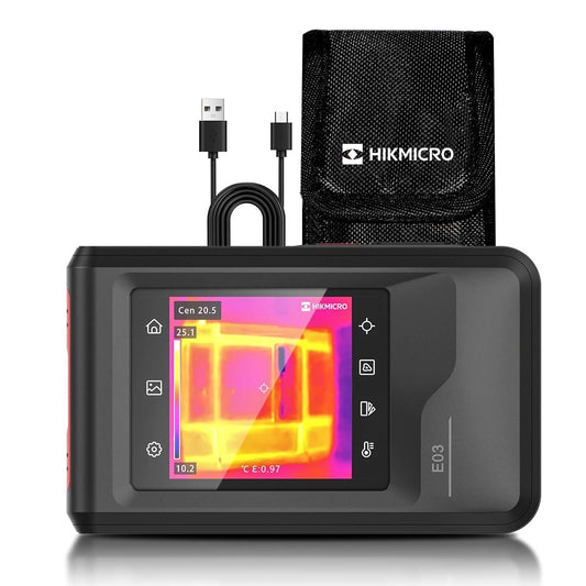 Monokular termowizyjny HIKMICRO E03, kolor szary i czarny