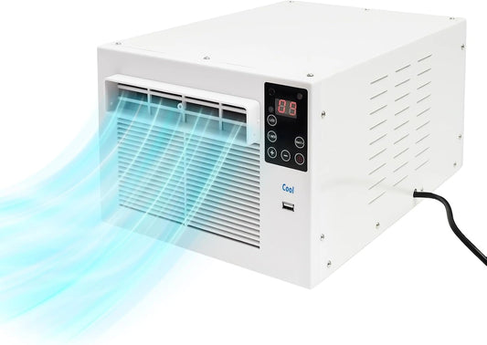 Klimatyzator, 280 W, pilot zdalnego sterowania, kolor czarny