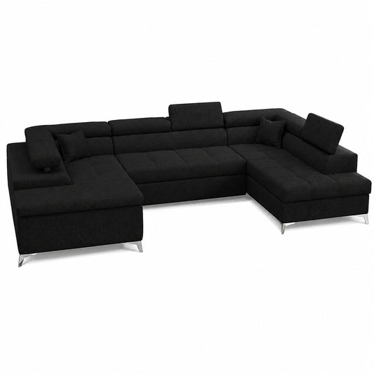 Gemütliche Ecksofa Diego mit Schlaffunktion, Rechts, Ontario100