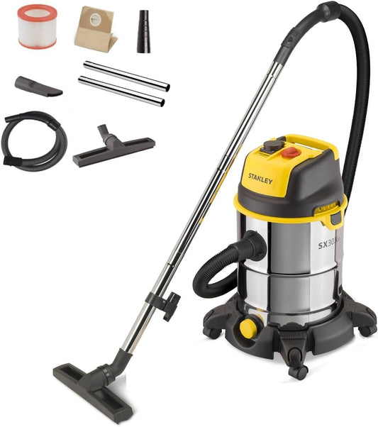 Odkurzacz Stanley SXVC30XTDE, 1600 W, 30 l, kolor czarny