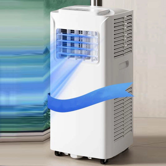 Klimatyzator, 9000 BTU, do 25 m², pilot zdalnego sterowania, programator czasowy, kolor szary i niebieski