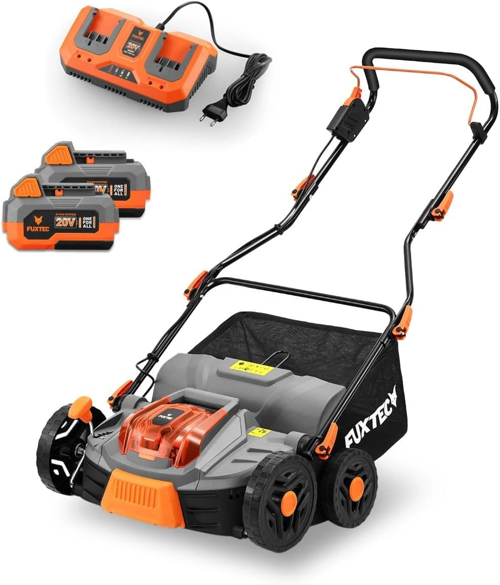 Wertykulator FUXTEC, 40 V, kolor szary