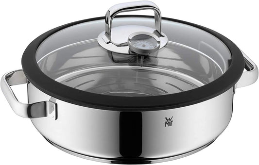 Parowar Wmf, 5 l, kolor czarny i srebrny