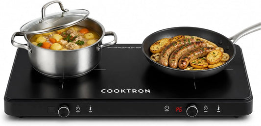 Płyta indukcyjna COOKTRON, 3500 W, programator czasowy, kolor czarny