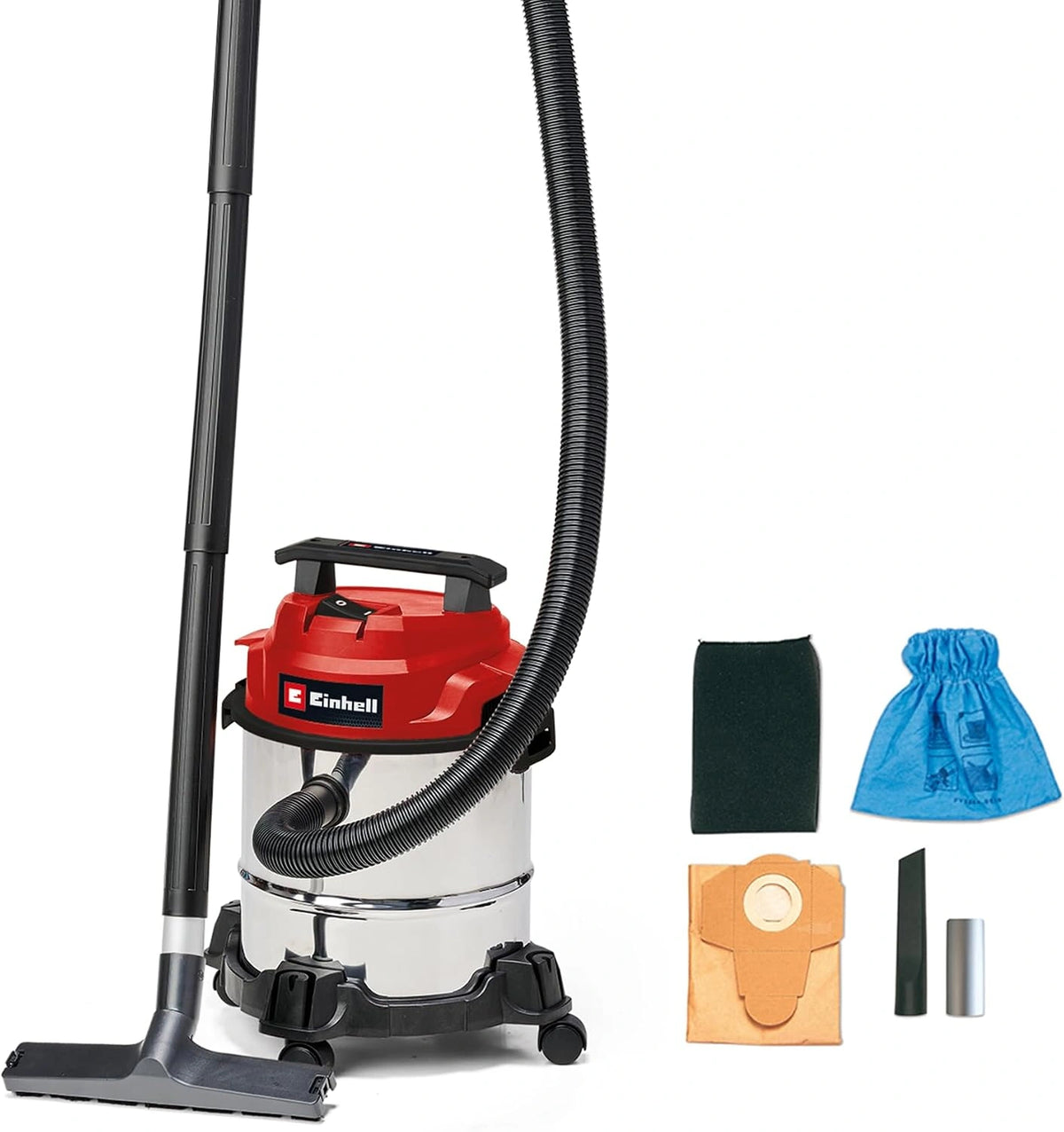 Odkurzacz Einhell TC-VC 1812, 1250 W, 12 l, kolor czarny