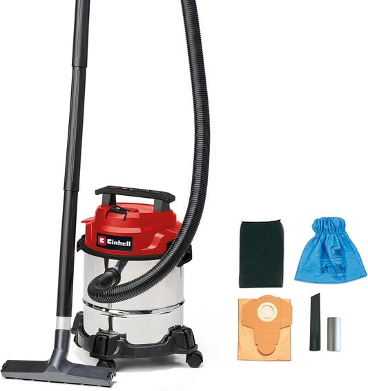 Odkurzacz Einhell TC-VC 1812, 1250 W, 12 l, kolor czarny