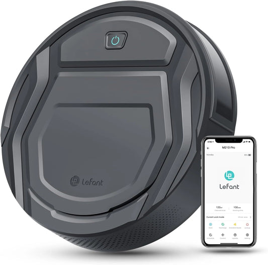 Robot sprzątający Lefant, Wi-Fi, kolor szary