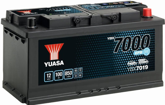 Akumulator YUASA YBX7019 YUASA 12, kolor szary i czarny