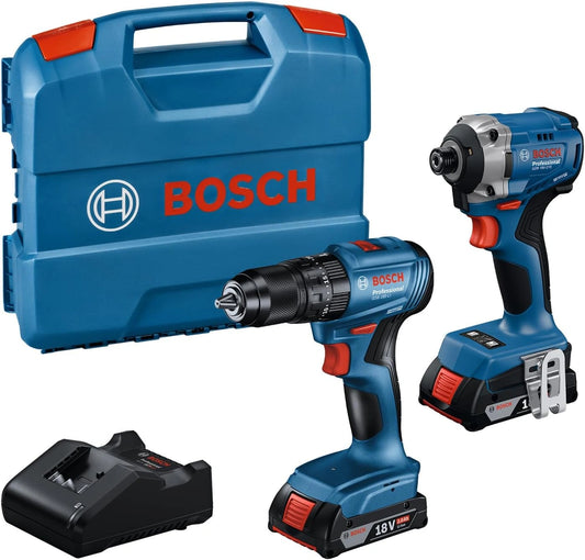 Wiertarko-wkrętarka Bosch Professional GDR 18, 2,0 Ah, 18 V, kolor niebieski