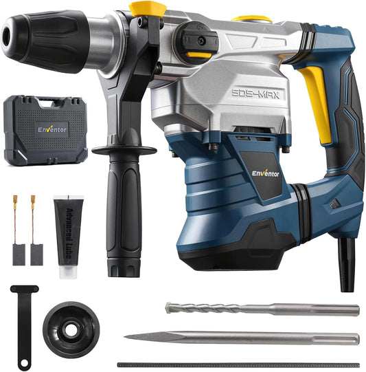 Wiertarko-wkrętarka Enventor SDS-MAX, 1500 W, kolor szary