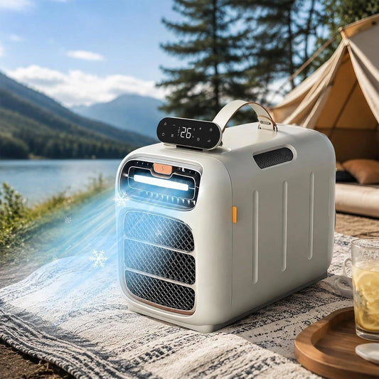 Klimatyzator, 4800 BTU, 420 W, kolor szary i niebieski
