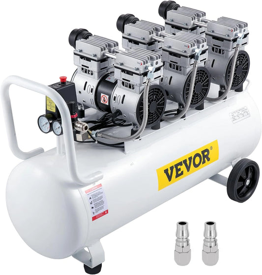 Kompresor VEVOR, 2200 W, kolor szary i biały
