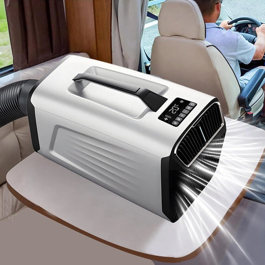 Klimatyzator, 5200 BTU, 1500 W, do 10 m², sterowanie dotykowe, pilot zdalnego sterowania, kolor szary