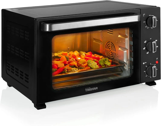 Piekarnik Tristar, 1800 W, 38 l, programator czasowy, kolor czarny i szary