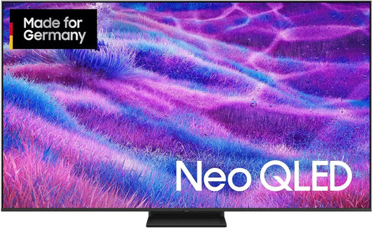 Telewizor Samsung QN80F, 75 cali, kolor fioletowy i niebieski