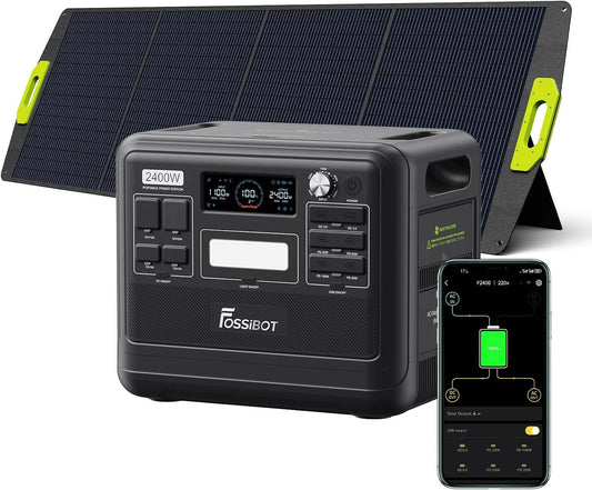 Akumulator FOSSiBOT F2400, 200 W, 2400 Wh, kolor brązowy