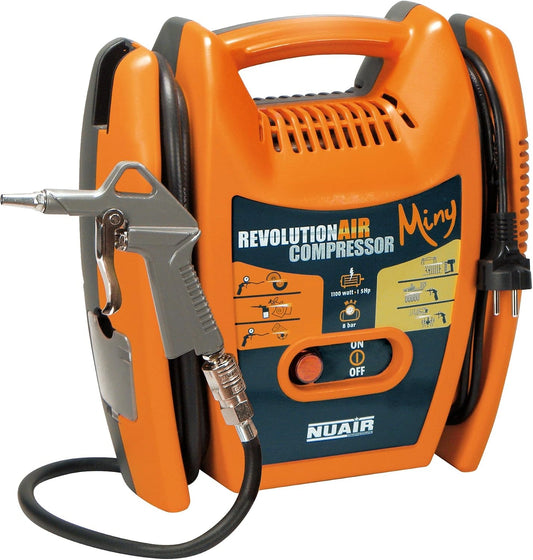 Kompresor RevolutionAIR, 1100 W, 230 V, kolor pomarańczowy